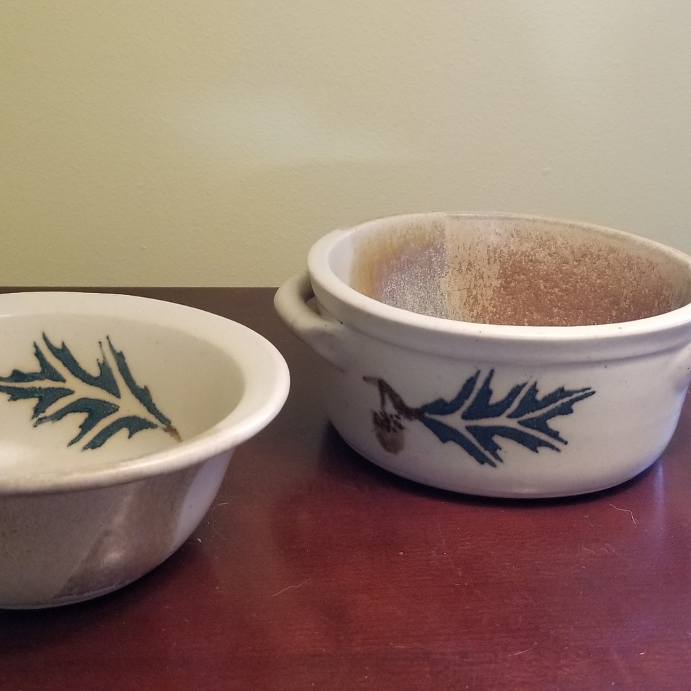 Ceramic Handcrafted Bowl and Crock